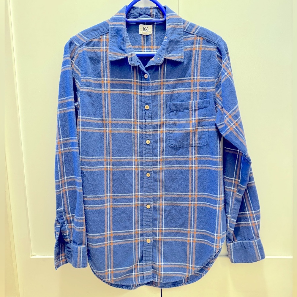 Tentree Fernwood Flannel button down shirt, size M